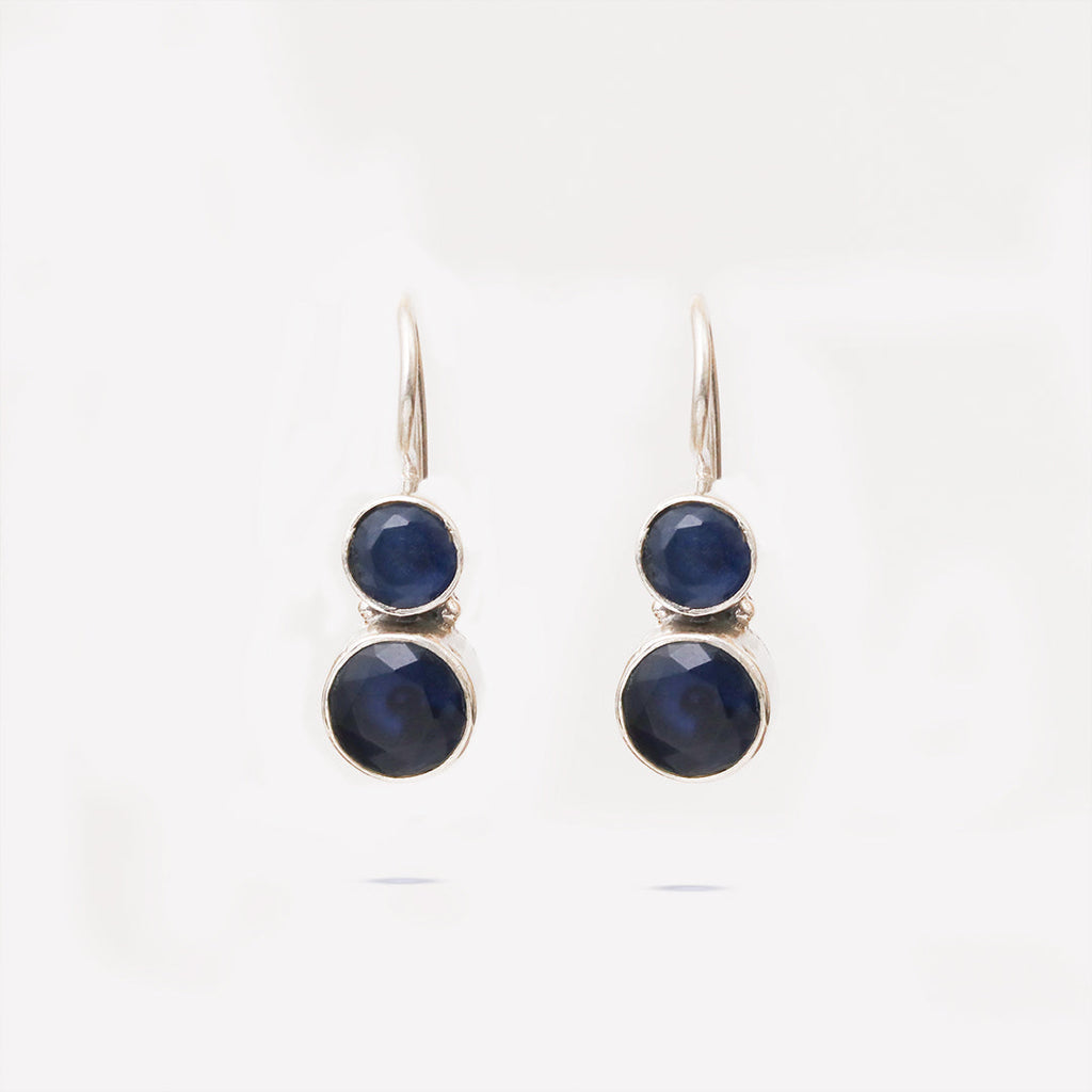 Cute Hydro Blue Sapphire Earrings
