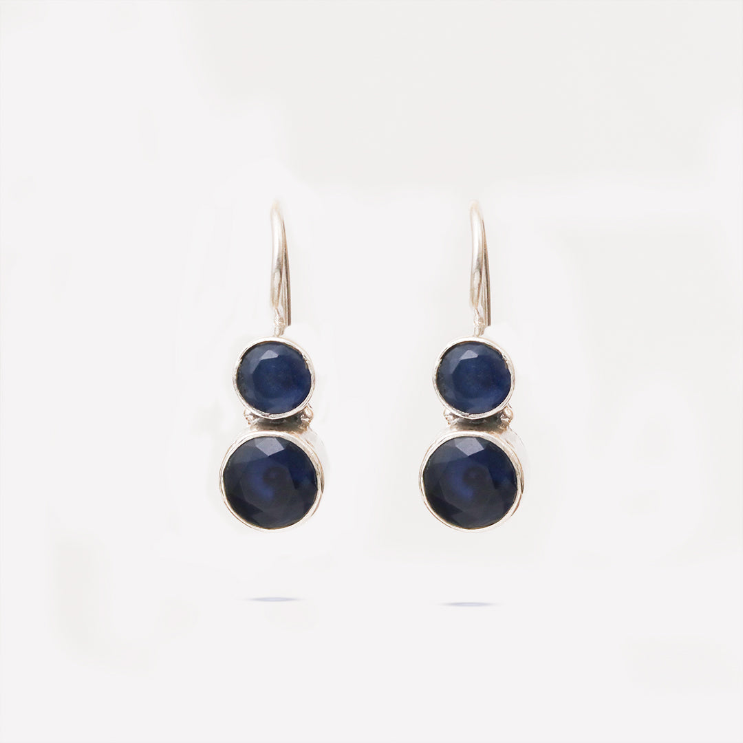Cute Hydro Blue Sapphire Earrings