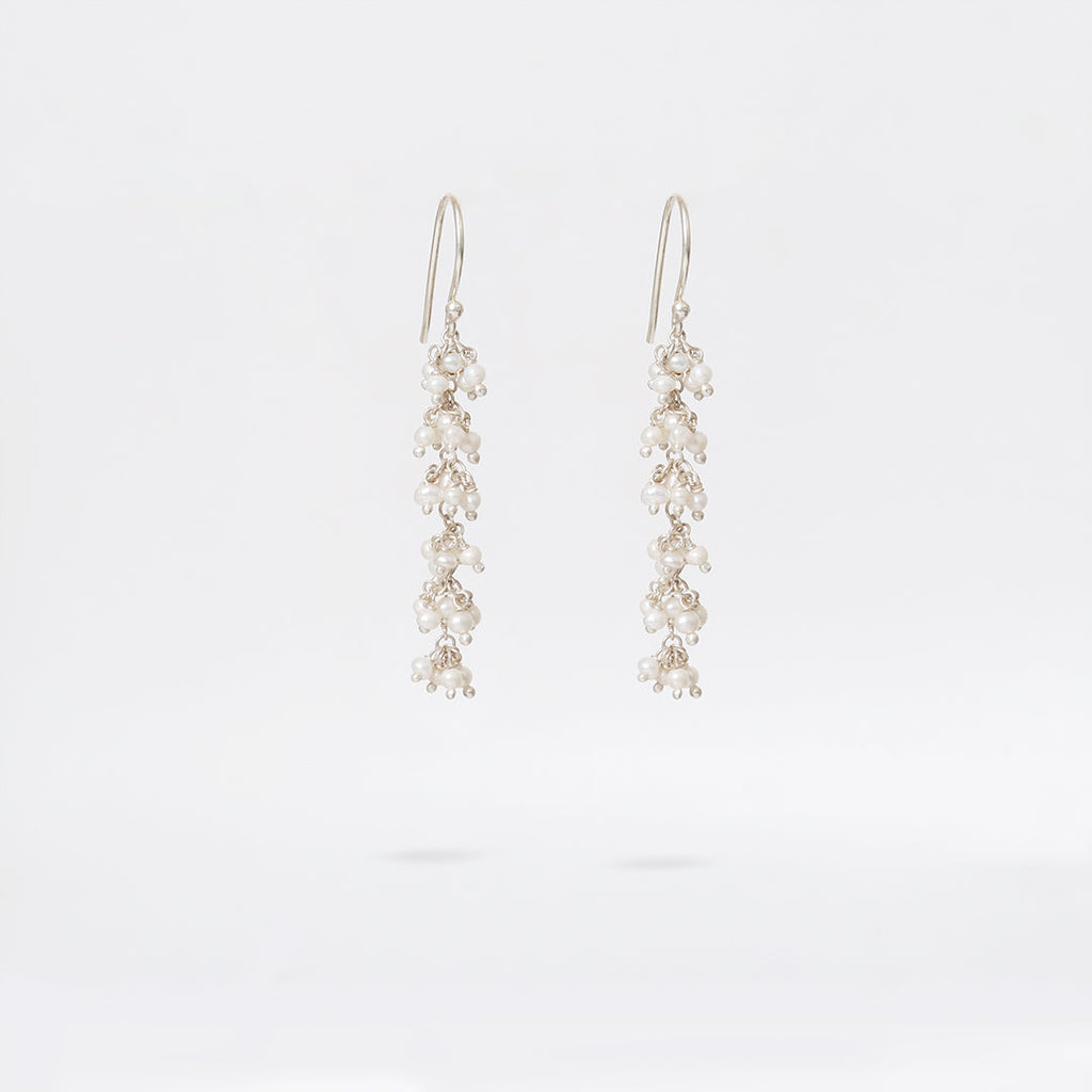 Gajra - Pearl Earrings