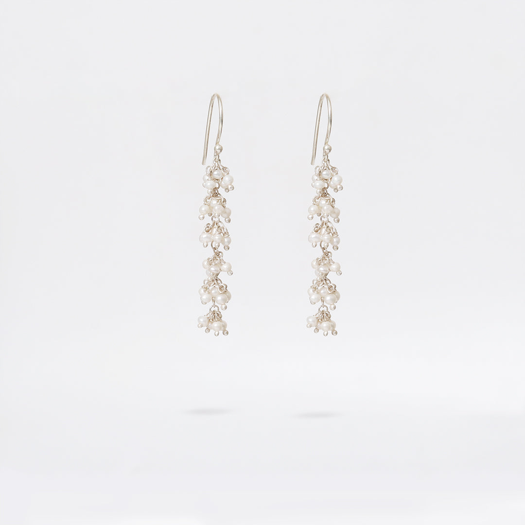 Gajra - Pearl Earrings