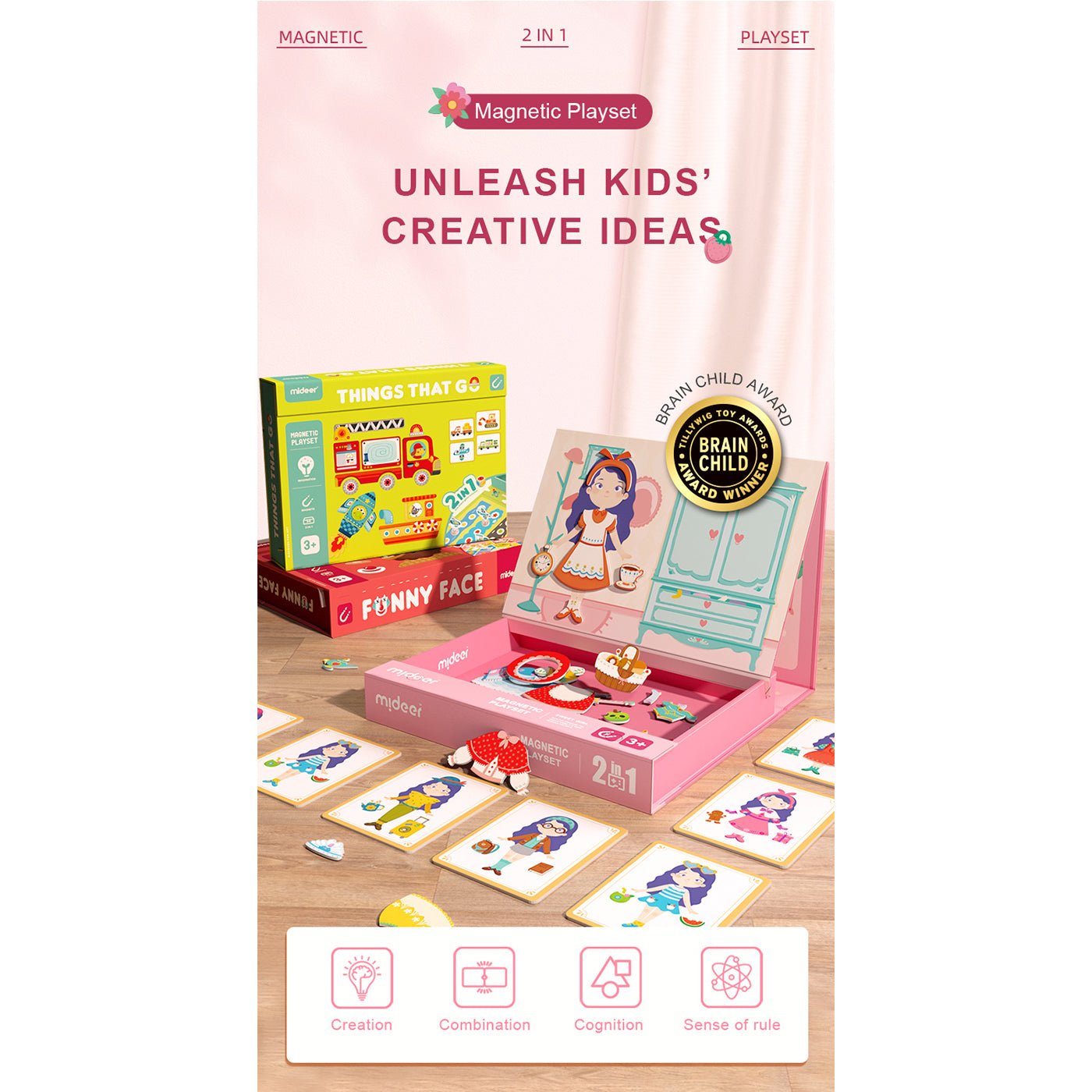Funny Face Magenetic Playset