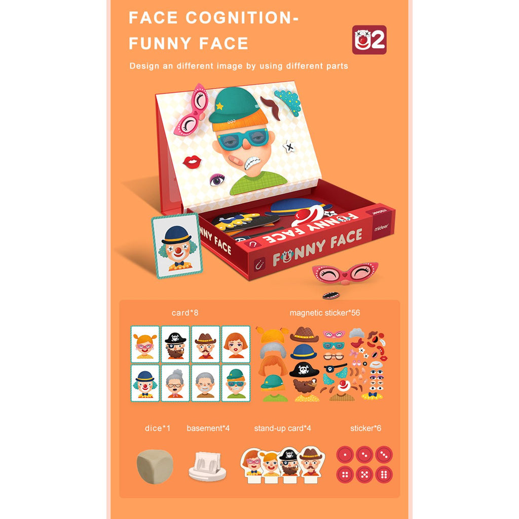 Funny Face Magenetic Playset
